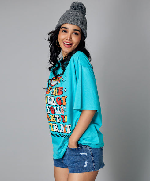 Oversize Mint Blue Tshirt